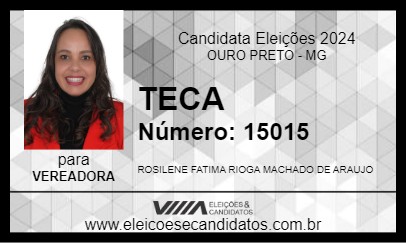 Candidato TECA  2024 - OURO PRETO - Eleições