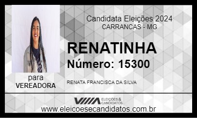 Candidato RENATINHA 2024 - CARRANCAS - Eleições