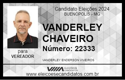 Candidato VANDERLEY CHAVEIRO 2024 - BUENÓPOLIS - Eleições