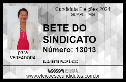 Candidato BETE DO SINDICATO 2024 - GUAPÉ - Eleições