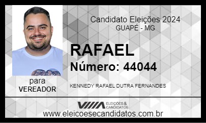 Candidato RAFAEL 2024 - GUAPÉ - Eleições