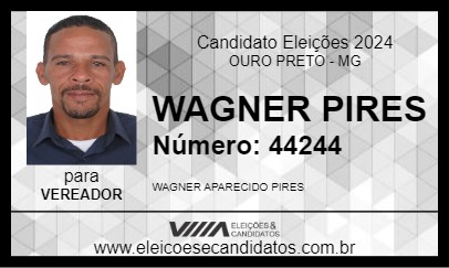 Candidato WAGNER PIRES 2024 - OURO PRETO - Eleições