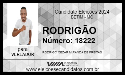 Candidato RODRIGÃO 2024 - BETIM - Eleições