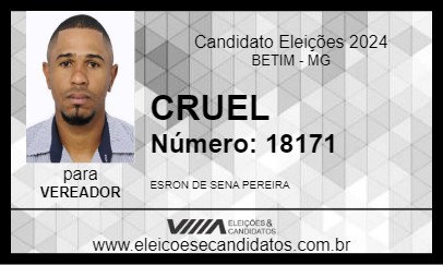 Candidato CRUEL 2024 - BETIM - Eleições