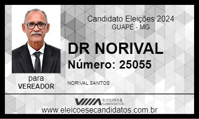 Candidato DR NORIVAL 2024 - GUAPÉ - Eleições