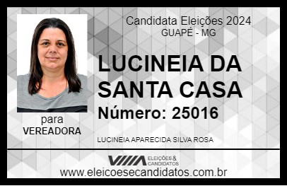 Candidato LUCINEIA 2024 - GUAPÉ - Eleições