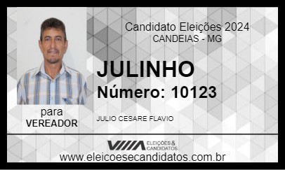 Candidato JULINHO 2024 - CANDEIAS - Eleições