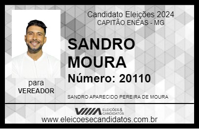 Candidato SANDRO MOURA 2024 - CAPITÃO ENÉAS - Eleições