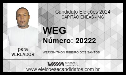 Candidato WEGÃO 2024 - CAPITÃO ENÉAS - Eleições