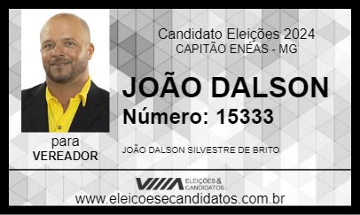 Candidato JOÃO DALSON 2024 - CAPITÃO ENÉAS - Eleições