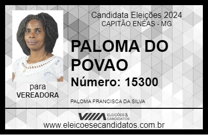 Candidato PALOMA DO POVAO 2024 - CAPITÃO ENÉAS - Eleições