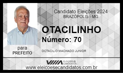 Candidato OTACILINHO 2024 - BRAZÓPOLIS - Eleições