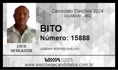 Candidato BITO 2024 - GUARANI - Eleições