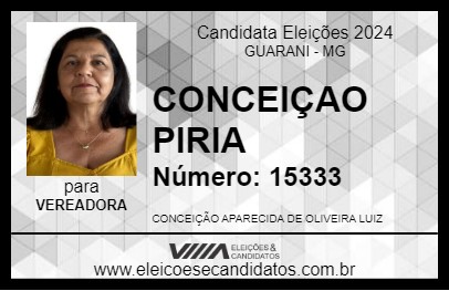 Candidato CONCEIÇAO PIRIA 2024 - GUARANI - Eleições