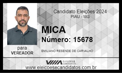 Candidato MICA 2024 - PIAU - Eleições