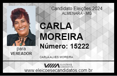 Candidato CARLA MOREIRA 2024 - ALMENARA - Eleições