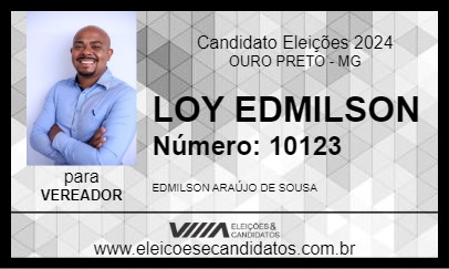 Candidato LOY EDMILSON 2024 - OURO PRETO - Eleições