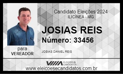 Candidato JOSIAS REIS 2024 - ILICÍNEA - Eleições