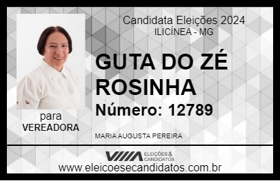 Candidato GUTA DO ZÉ ROSINHA 2024 - ILICÍNEA - Eleições