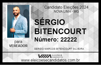 Candidato SÉRGIO BITENCOURT 2024 - NOVA LIMA - Eleições