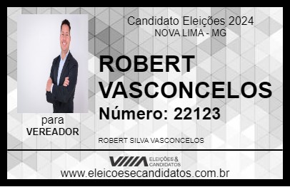 Candidato RÓ (ROBERT VASCONCELOS) 2024 - NOVA LIMA - Eleições