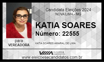 Candidato KATIA SOARES 2024 - NOVA LIMA - Eleições