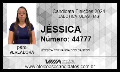 Candidato JÉSSICA 2024 - JABOTICATUBAS - Eleições