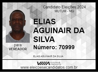 Candidato ELIAS TENENTE 2024 - MUTUM - Eleições