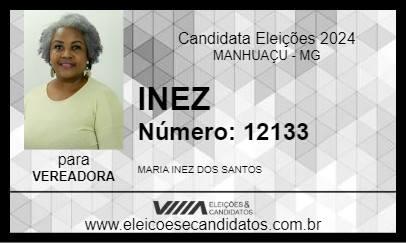 Candidato INEZ 2024 - MANHUAÇU - Eleições