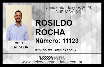 Candidato ROSILDO ROCHA 2024 - AIURUOCA - Eleições