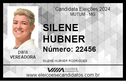 Candidato SILENE HUBNER 2024 - MUTUM - Eleições