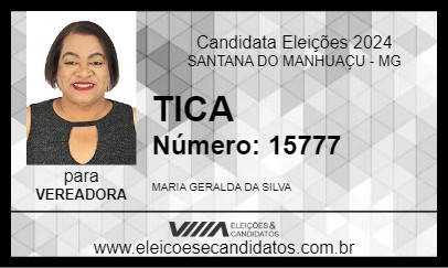 Candidato TICA 2024 - SANTANA DO MANHUAÇU - Eleições