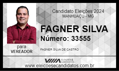 Candidato FAGNER SILVA 2024 - MANHUAÇU - Eleições