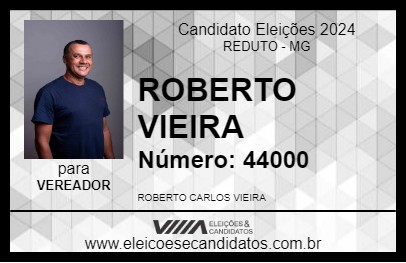 Candidato ROBERTO VIEIRA 2024 - REDUTO - Eleições