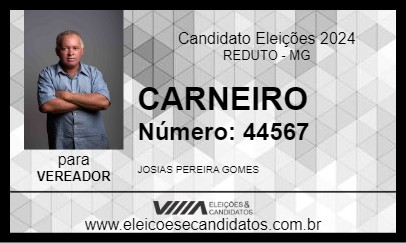 Candidato CARNEIRO 2024 - REDUTO - Eleições