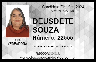 Candidato DEUSDETE SOUZA 2024 - SIMONÉSIA - Eleições