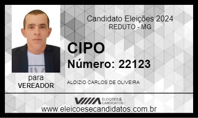 Candidato CIPO 2024 - REDUTO - Eleições