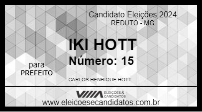 Candidato IKI HOTT 2024 - REDUTO - Eleições