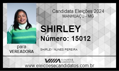 Candidato SHIRLEY 2024 - MANHUAÇU - Eleições