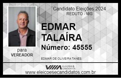 Candidato EDMAR TALAÍRA  2024 - REDUTO - Eleições