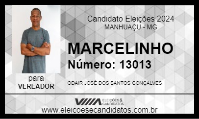 Candidato MARCELINHO 2024 - MANHUAÇU - Eleições