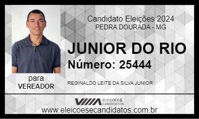 Candidato JUNIOR DO RIO 2024 - PEDRA DOURADA - Eleições