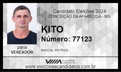 Candidato KITO 2024 - CONCEIÇÃO DA APARECIDA - Eleições