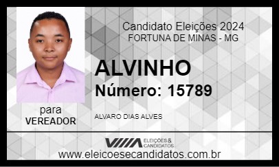 Candidato ALVINHO 2024 - FORTUNA DE MINAS - Eleições