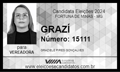 Candidato GRAZÍ 2024 - FORTUNA DE MINAS - Eleições