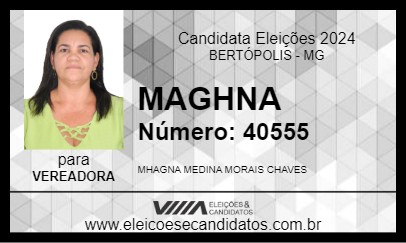 Candidato MAGHNA 2024 - BERTÓPOLIS - Eleições