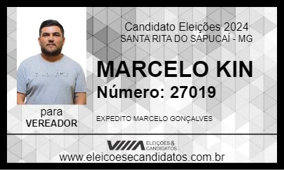 Candidato MARCELO KIN 2024 - SANTA RITA DO SAPUCAÍ - Eleições