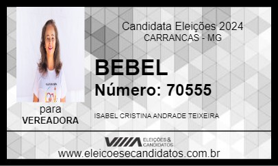 Candidato BEBEL 2024 - CARRANCAS - Eleições