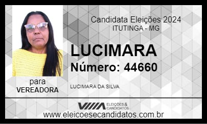 Candidato LUCIMARA 2024 - ITUTINGA - Eleições