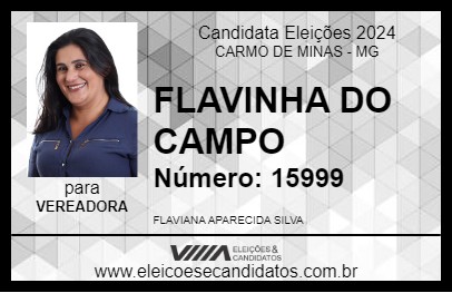 Candidato FLAVINHA DO CAMPO 2024 - CARMO DE MINAS - Eleições